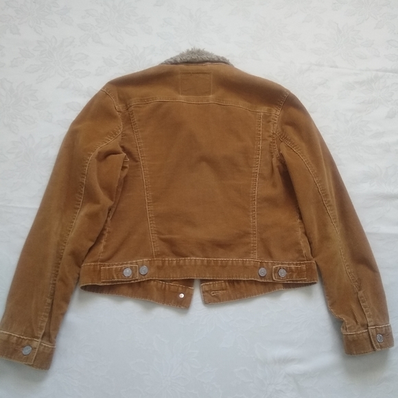 Levi's corduroy jacket faux fur collar - Picture 2 of 6